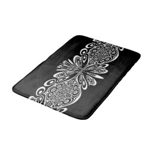 Lace Pattern Bath Mat