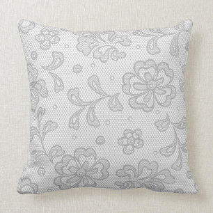 Lace pattern, flower vintage 1 cushion