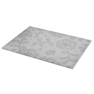 Lace pattern, flower vintage 1 cutting board