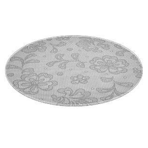 Lace pattern, flower vintage 1 cutting board