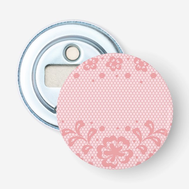 Lace pattern, flower vintage 3 bottle opener (Front)