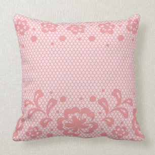 Lace pattern, flower vintage 3 cushion
