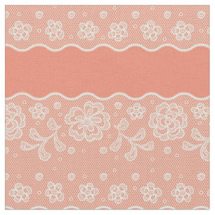 Lace pattern, flower vintage 4 fabric