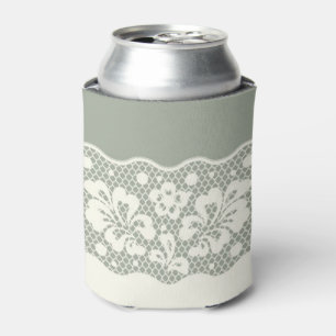 Lace pattern, flower vintage 5 can cooler