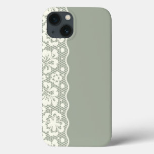 Lace pattern, flower vintage 5 iPhone 13 case
