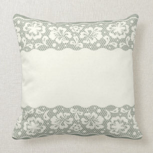 Lace pattern, flower vintage 5 cushion