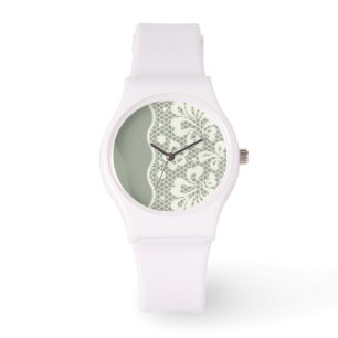 Lace pattern, flower vintage 5 watch
