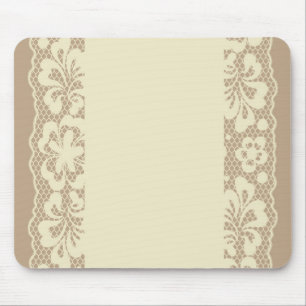 Lace pattern, flower vintage 7 mouse pad
