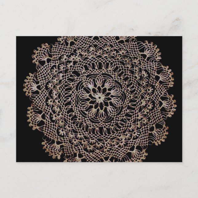 Lace Pattern Postcard (Front)