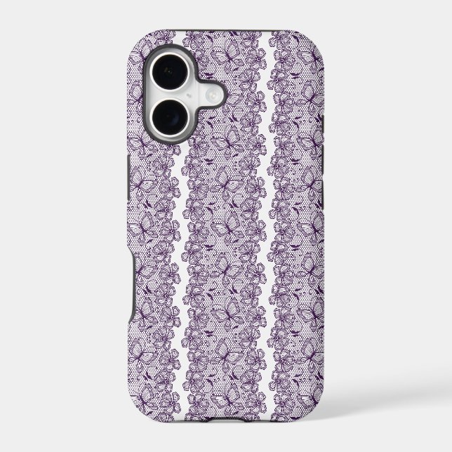 Lace pattern with butterflies (Back)
