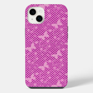Lace Pink Butterflies Samsung Galaxy Case