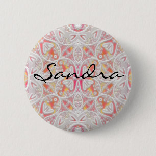 lace, Sandra 6 Cm Round Badge