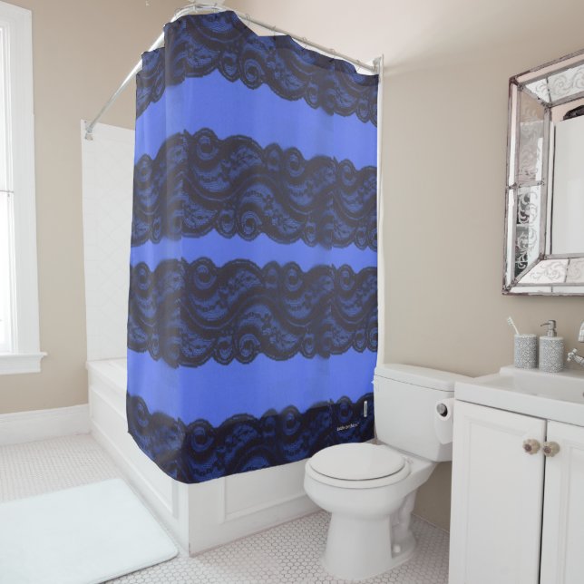 Lace Shower Curtain (In Situ)