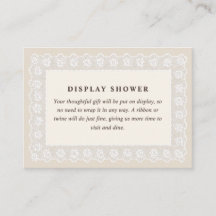 Lace Soft Neutral Bridal Shower