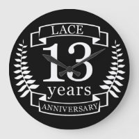 Lace Traditional wedding anniversary 13 years