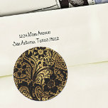 Lace Wedding Envelope Seal Gold<br><div class="desc">Lace Wedding Envelope Seal Gold Designed by Carrie Fink.  Printed and shipped by Zazzle or their partners.</div>