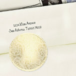 Lace Wedding Envelope Seal Gold<br><div class="desc">Lace Wedding Envelope Seal Gold Designed by Carrie Fink.  Printed and shipped by Zazzle or their partners.</div>