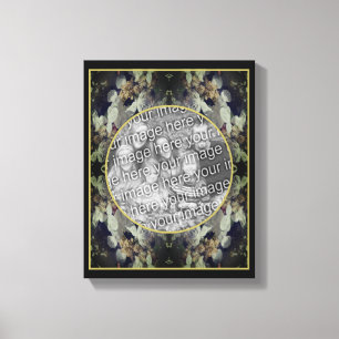 Lacecap Hydrangea Frame Create Your Own Photo Canvas Print