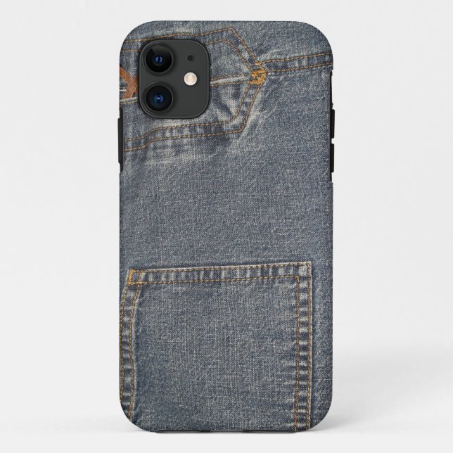 Laced Up Denim iPhone 5 Case-Mate Barely There Case-Mate iPhone Case (Back)