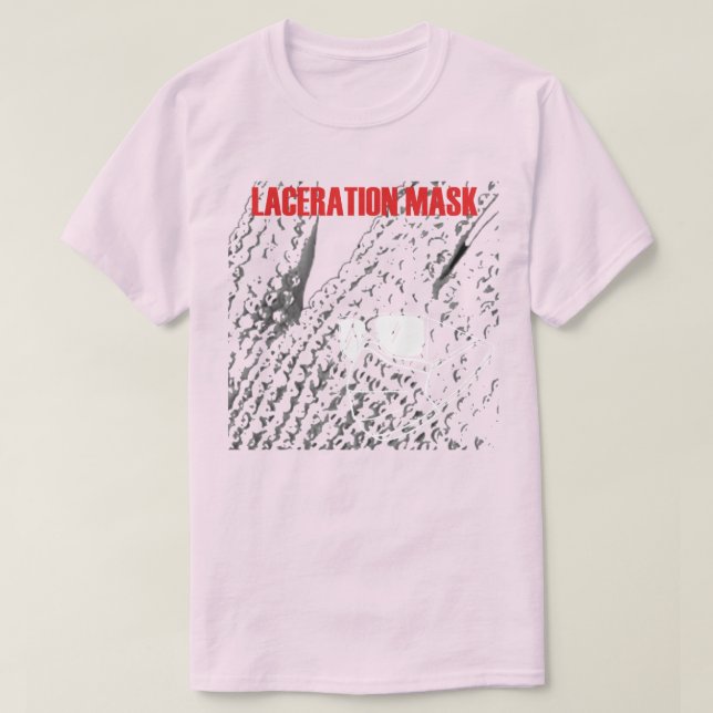 Laceration Mask - Alan S. Tofighi T-Shirt (Design Front)