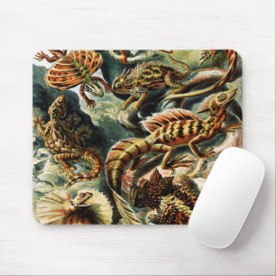 Lacertilia Lizards by Ernst Haeckel Mouse Pad