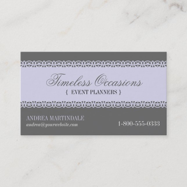 Lacework Band Business Card (Front)