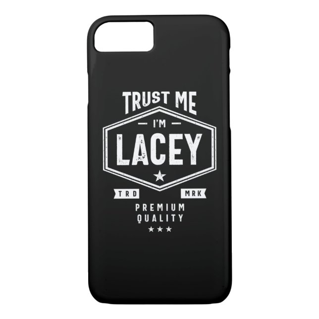 Lacey Personalised Name Birthday Case-Mate iPhone Case (Back)