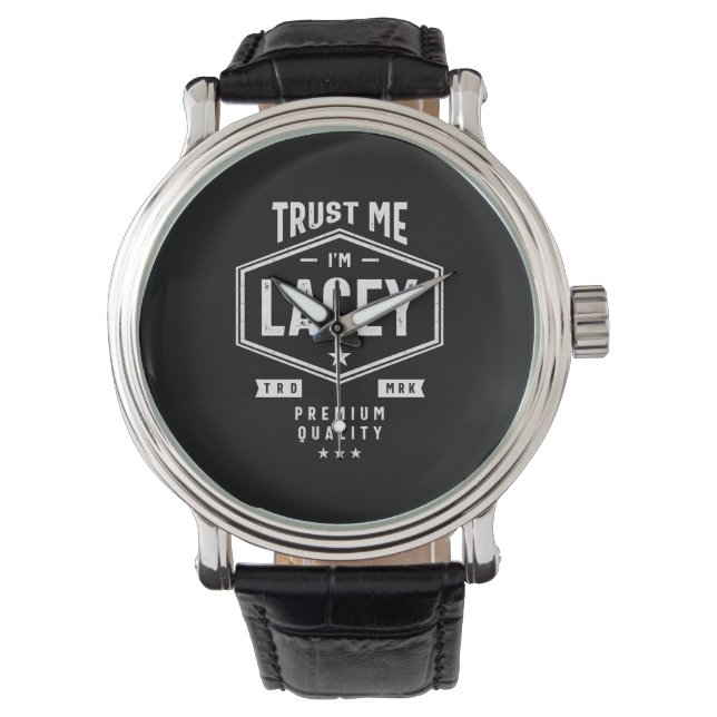 Lacey Personalised Name Birthday Watch (Front)