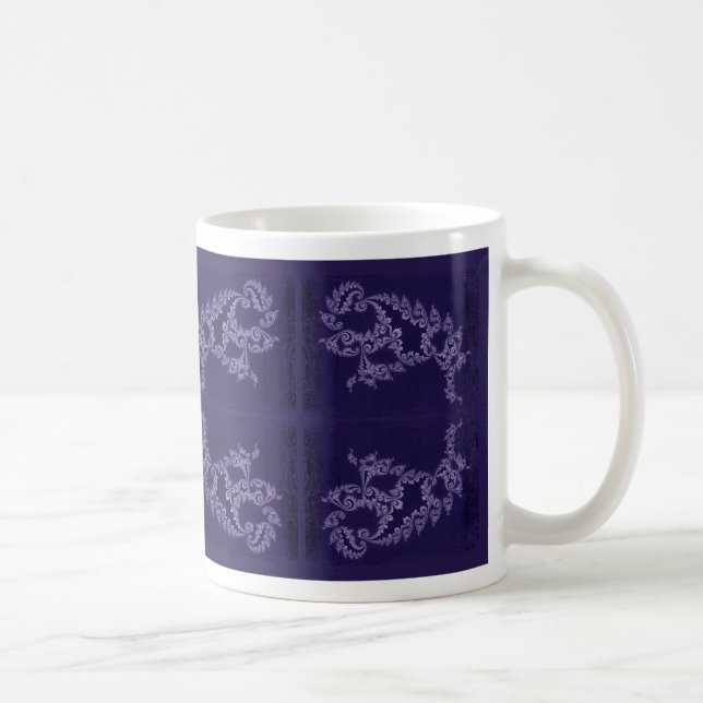Lacey Swimmer - Purple Blue Coffee Mug (Right)