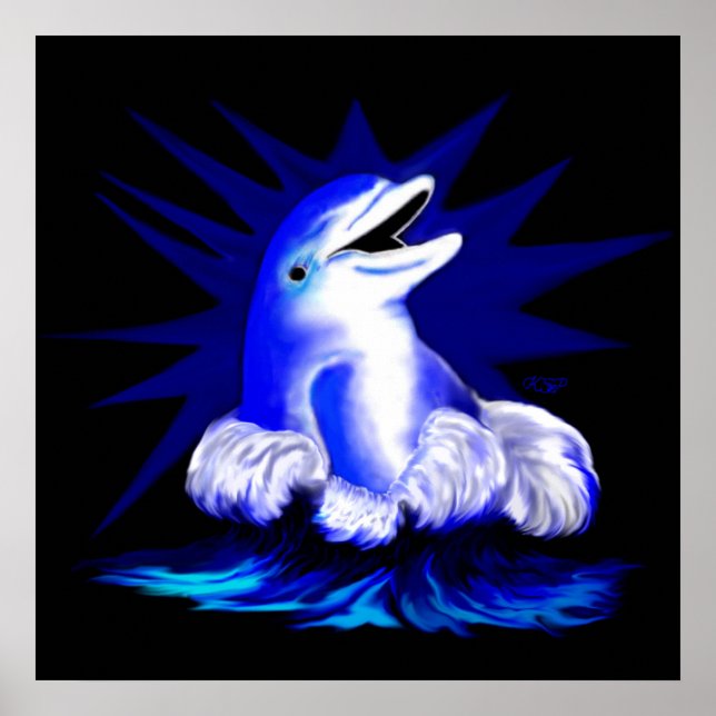 Lachender Delfin Poster (Front)