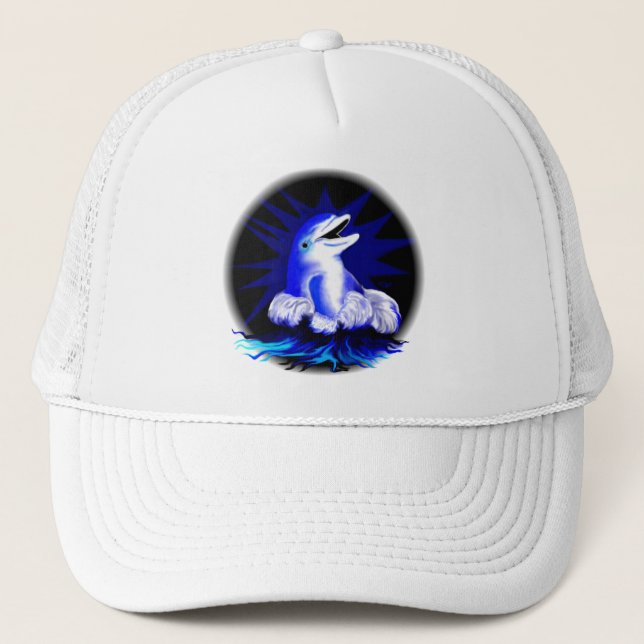 Lachender Delfin Trucker Hat (Front)