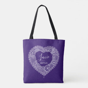 Lacie name meaning lace heart bag