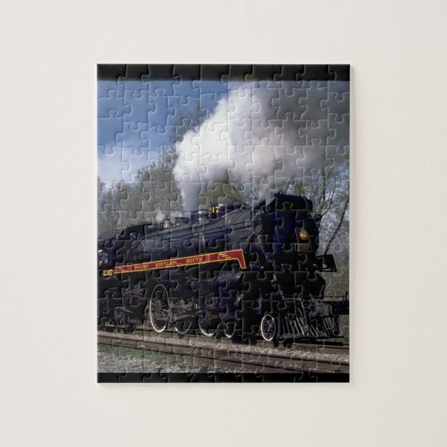 Lackawana (ex CP) 4-6-2 #2317, 1986_Trains Jigsaw Puzzle (Vertical)