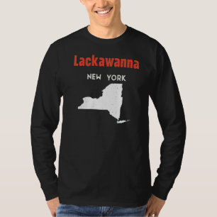 Lackawanna New York Usa State America Travel New Y T-Shirt