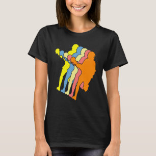 Lackrosse Retro Lacrosse Sport Ball T-Shirt
