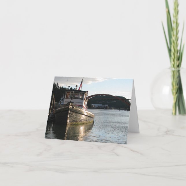 LaConner Tugboat Card (Front)