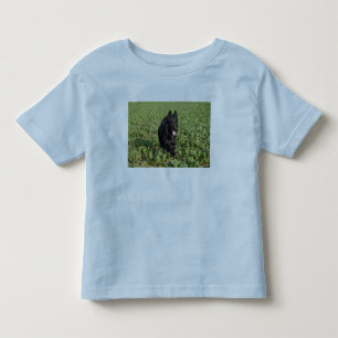 Lacquer Black German Shepherd Toddler T-Shirt