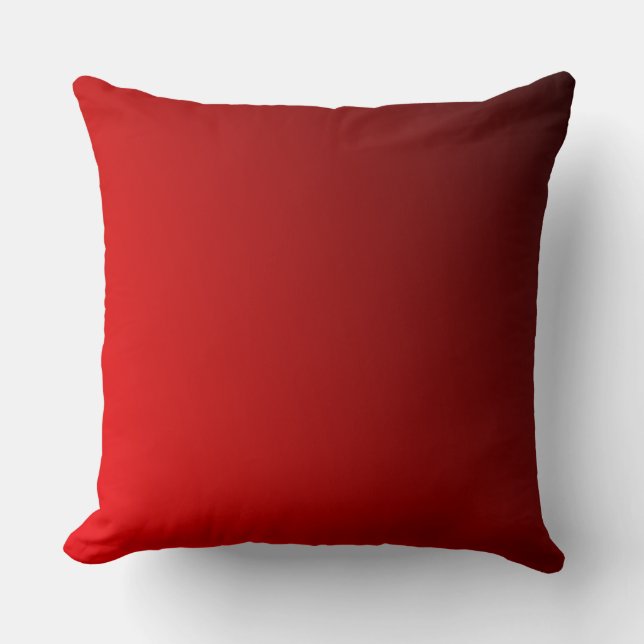 Lacquer Red Fade Home Decor Accents Cushion (Front)