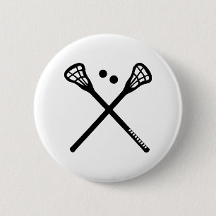 Lacrosse 6 Cm Round Badge