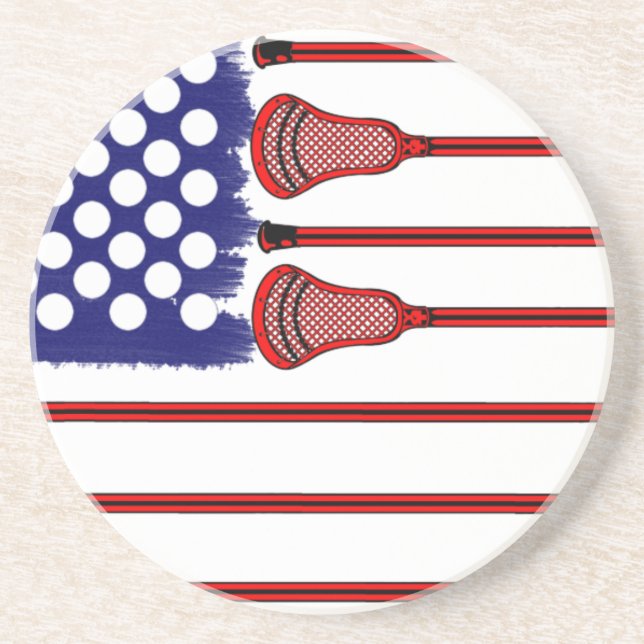 Lacrosse Americas Game Coaster (Front)