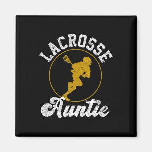 Lacrosse Auntie Lacrosse Lover Fathers Day Magnet