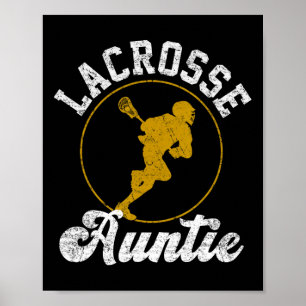 Lacrosse Auntie Lacrosse Lover Fathers Day  Poster