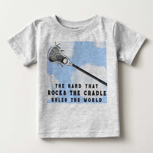 Lacrosse Baby Clothes Baby T-Shirt (Front)