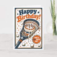Lacrosse Birthday Funny Lax Humour Sport
