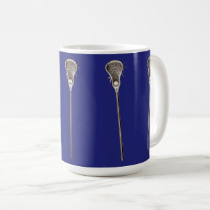 Lacrosse Blue Coffee Mug