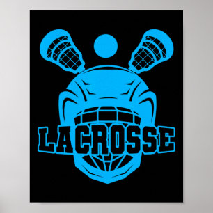 Lacrosse Boy Player Lacrosse Youth Kids Boys Poster
