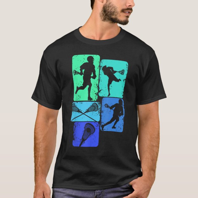 Lacrosse Boys Kids Men Youth T-Shirt (Front)