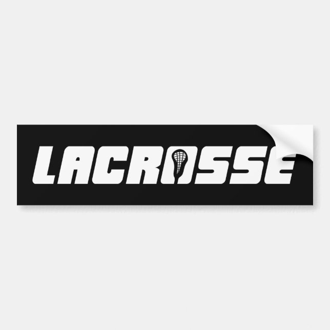 Lacrosse Bumper Sticker (Front)