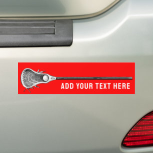 Lacrosse Bumper Sticker