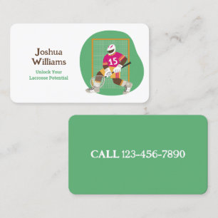 Lacrosse Business Card